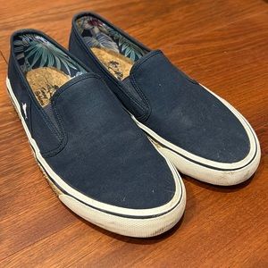 Tommy Bahama Mens Navy Blue Shoes Size 8
